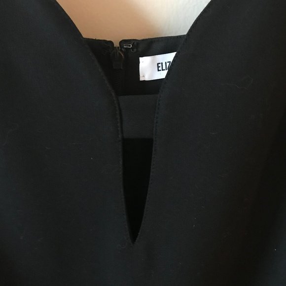 Black Cocktail Dress With Slip - Picture 4 of 7